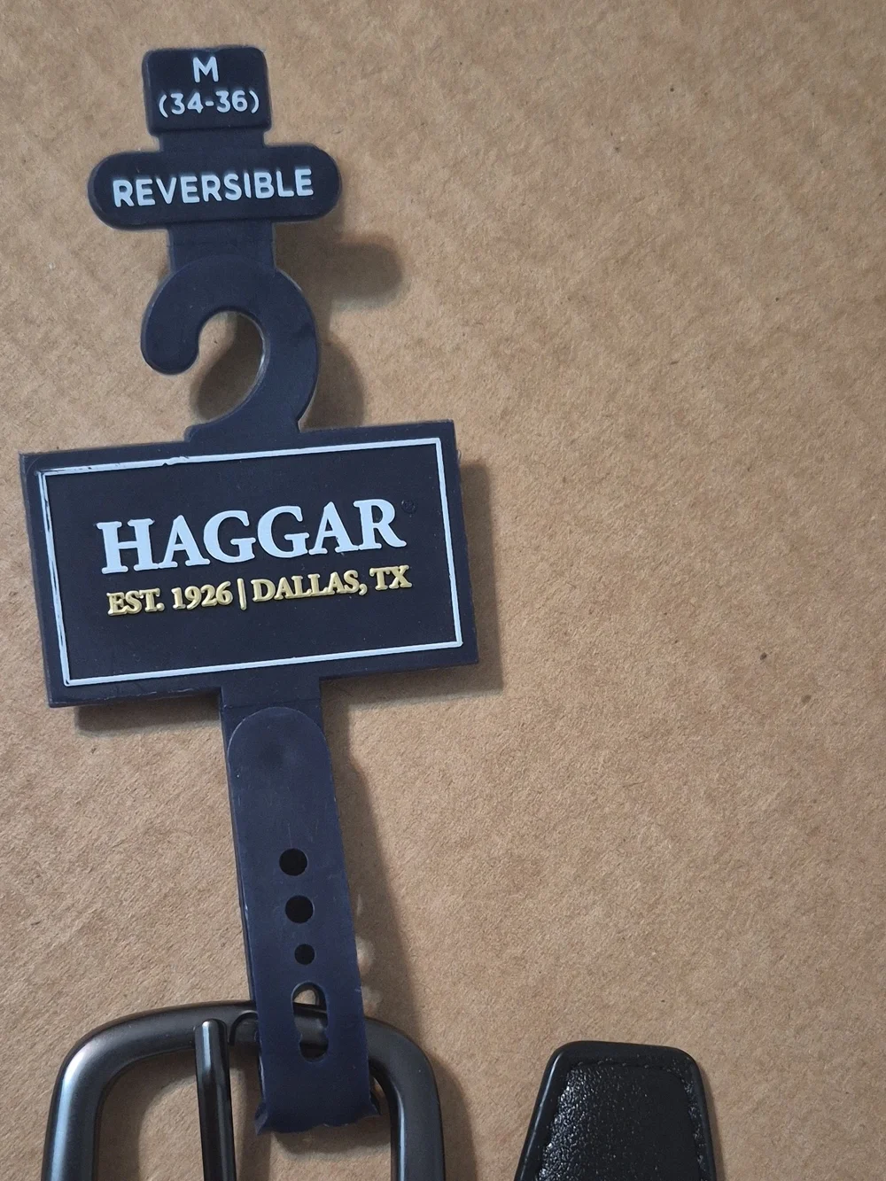 Clothing Accessory Tag on Belt